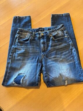 KanCan Blue Distressed Women's Jeans